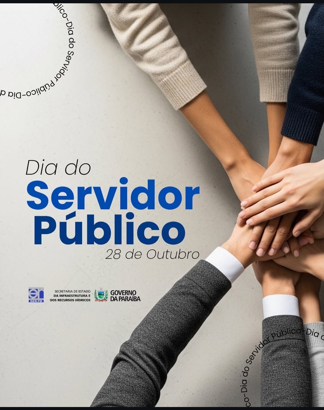 Feliz dia do servidor público!