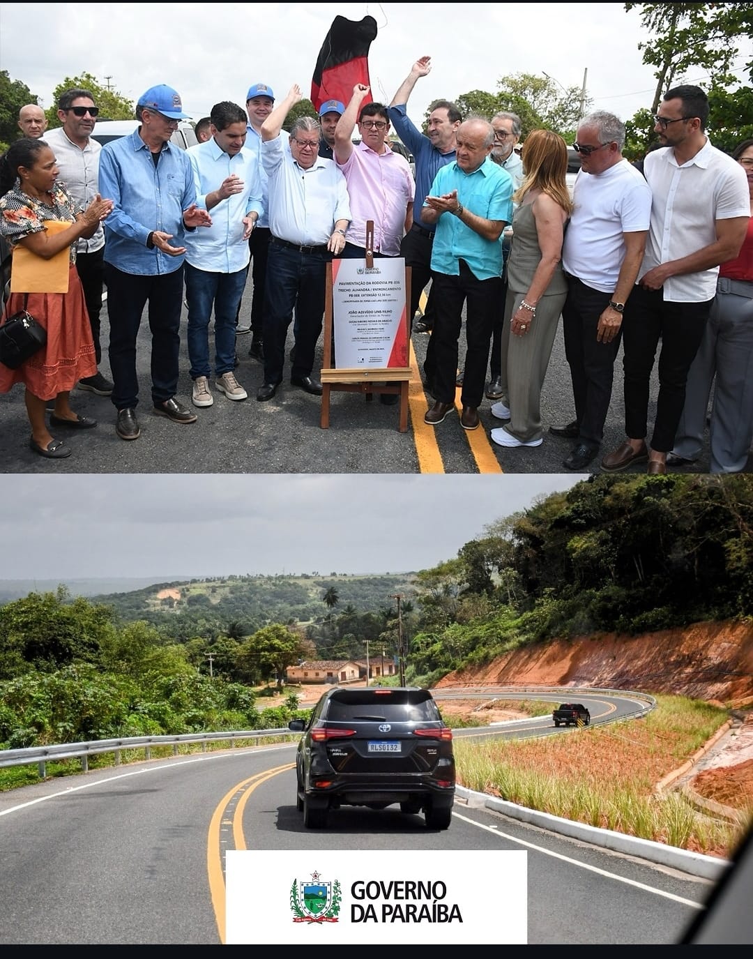 PB-036 ganha novo trecho pavimentado e melhora mobilidade no Litoral Sul