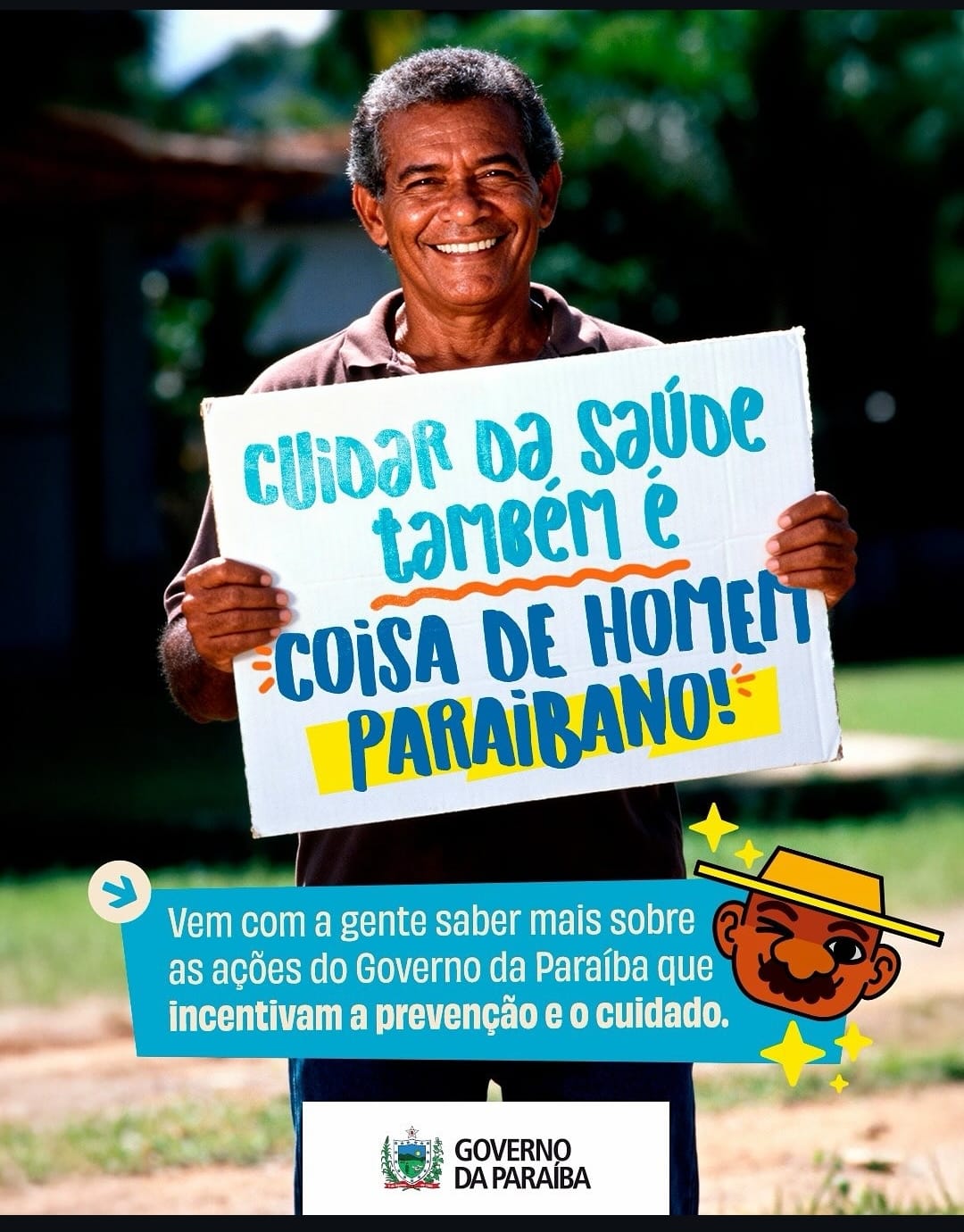 Saúde masculina em foco: Governo da Paraíba reforça ações de prevenção e autocuidado